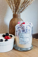 Load image into Gallery viewer, Berries &amp; Cream Dessert Candle
