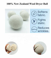 Load image into Gallery viewer, Eco Clean Dryer Balls, Organic, BULK - w/RETAIL DISPLAY BOX
