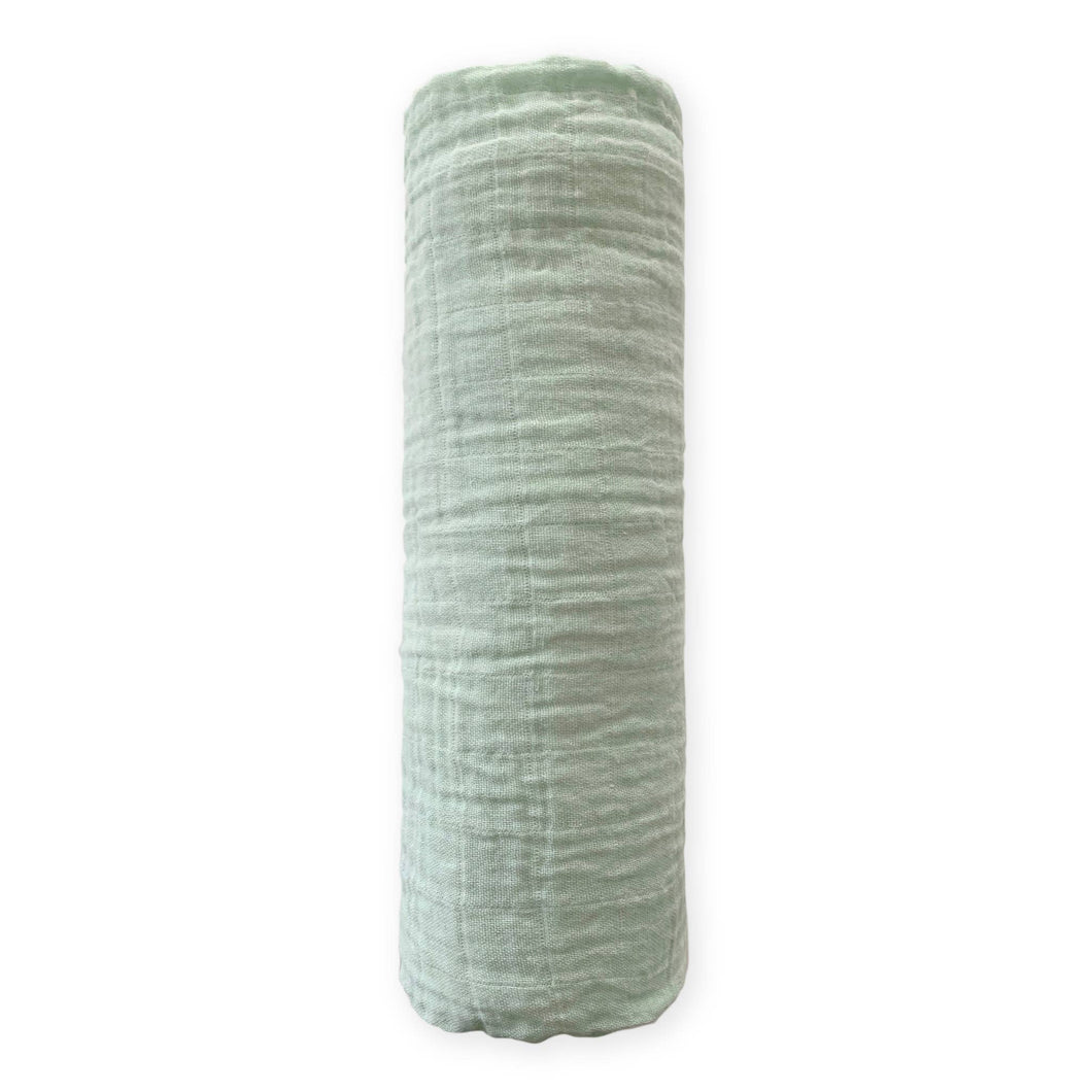 Jadeite Muslin Swaddle Blanket, Premium Cotton